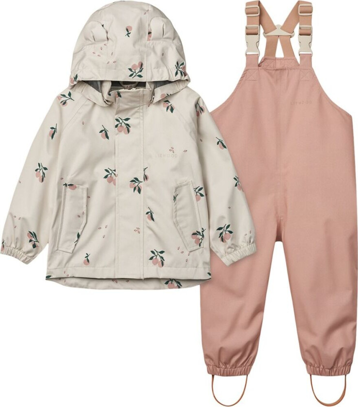 Manu Sett Med Regntøy Peach Sea Shell | | 86 cm