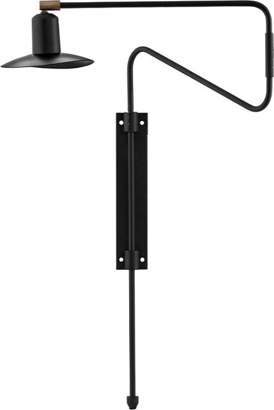 Swing Vegglampe Svart