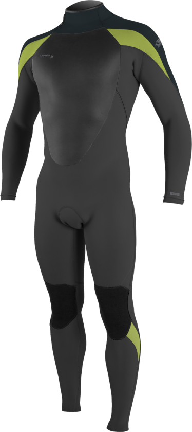 Epic 5/4mm Back Zip Full, våtdrakt, herre Black/gunmetal/daygl