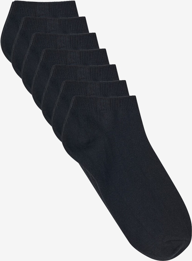 Sneakerstrømper 7-pakning - Svart