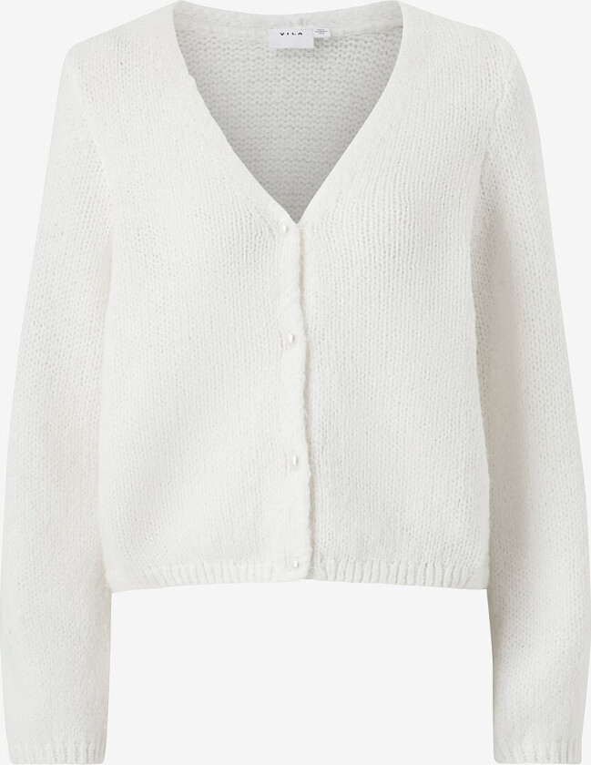 Kardigan viChoca LS Knit Pearl - Hvit