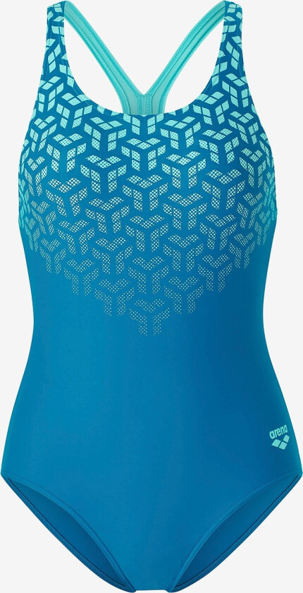 Badedrakt Women's Kikko V Swimsuit V Back Graphic - Blå