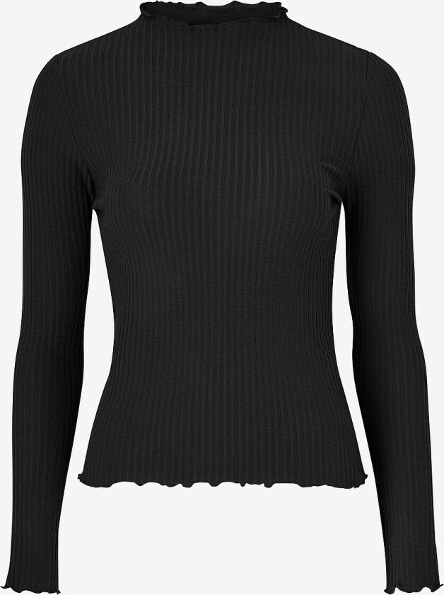 Topp onlEmma L/S High Neck - Svart