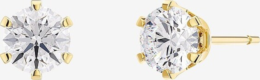 Øredobber Crown Studs Gold - Gull