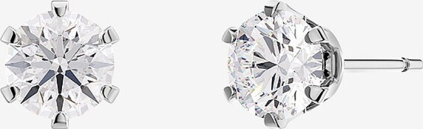 Øredobber Crown Studs Steel - Sølv