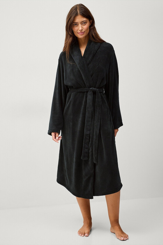 Bilde av Morgenkåpe Ronja - Svart