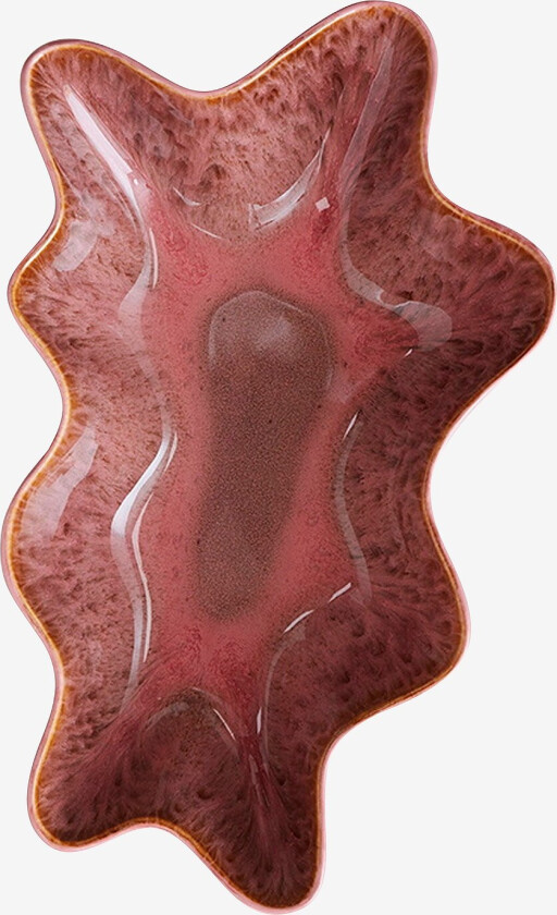 Shell serveringsskål Coral - Rød