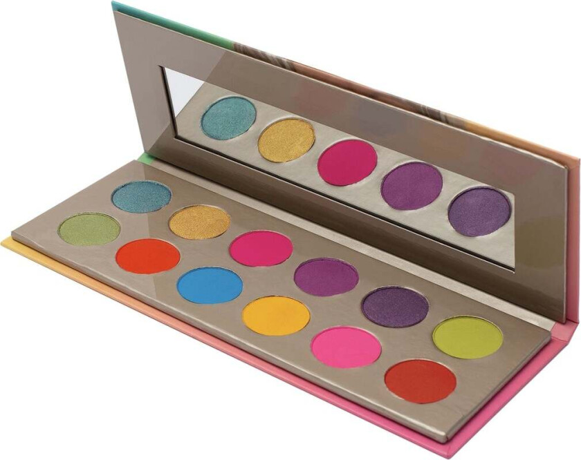 Beauty Color Crush Palette Fargesprakende øyenskyggepalett, tolv høypigmenterte fargetoner