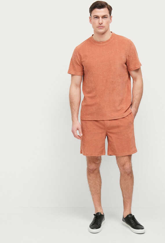 Shorts i frotté - Rød