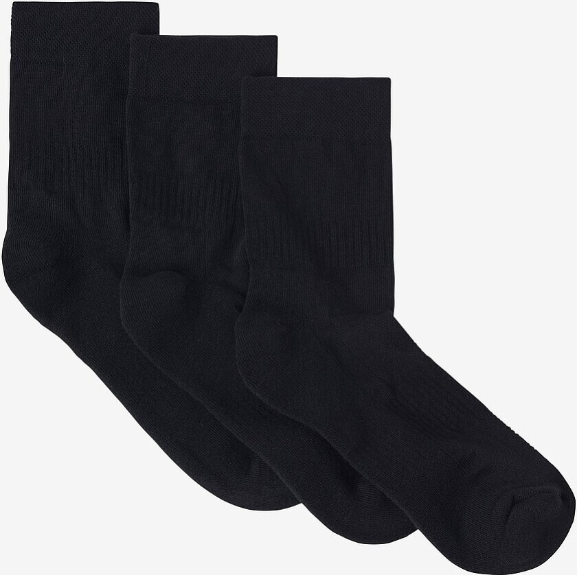 Sportssokker 3-pakning - Svart
