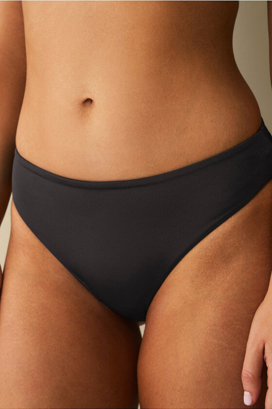 Bikiniunderdel High Cut Leg Midi Freya - Svart