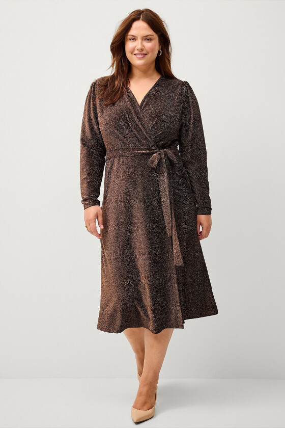 Omslagskjole Marielle - Bronse