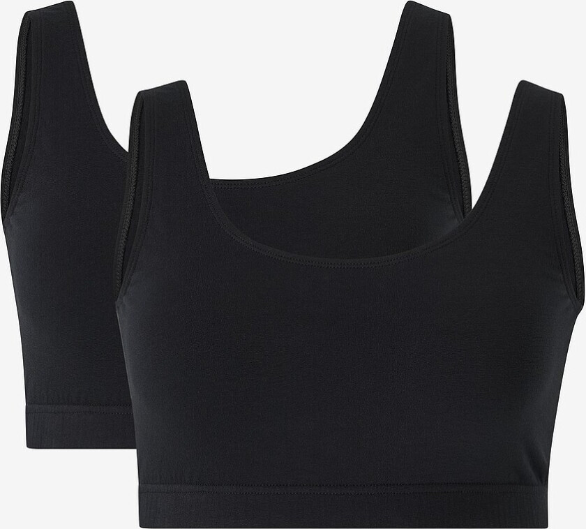 Bh-topp Majsan 2-pakning - Svart