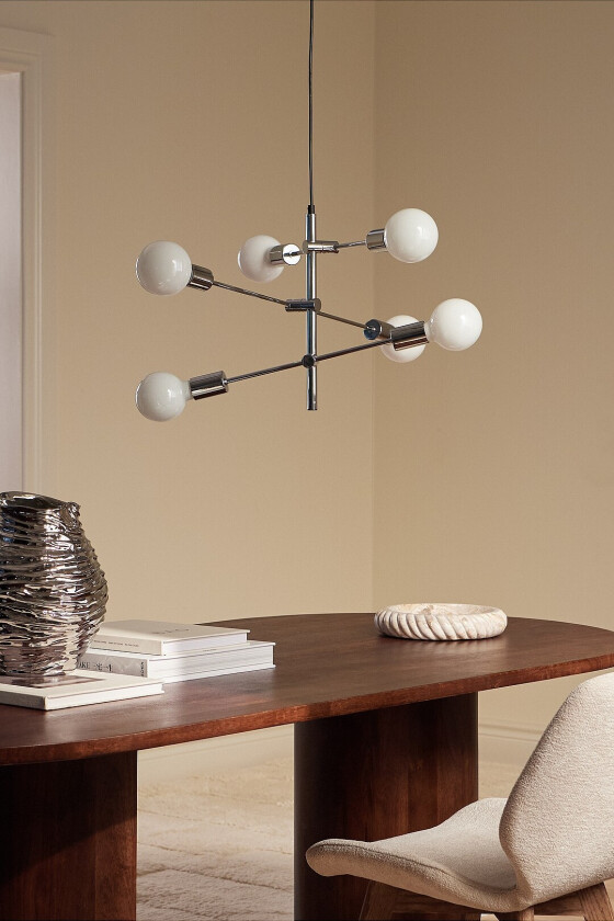 Taklampe Conran - Krom