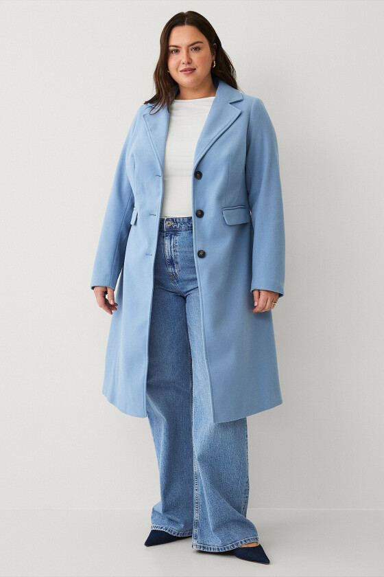 Kåpe mSasha L/S New Coat - Blå