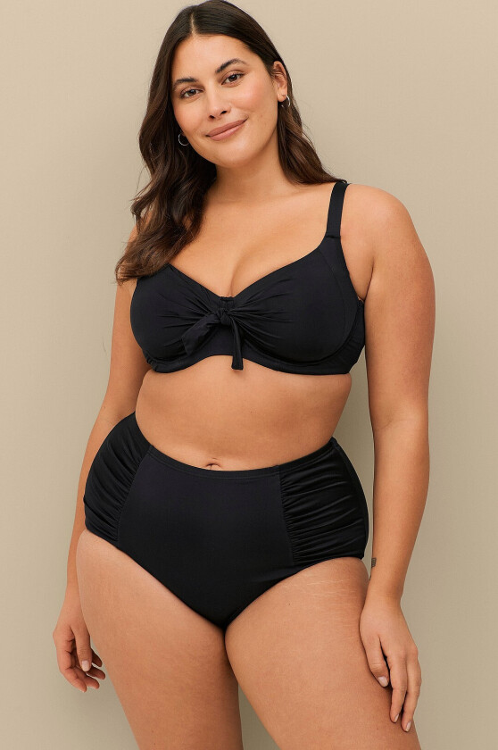 Saga Maxi Bikini Pink Shaping Effect - Svart