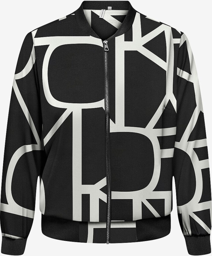 Bomberjakke carLux Life LS Bomber Jacket - Svart