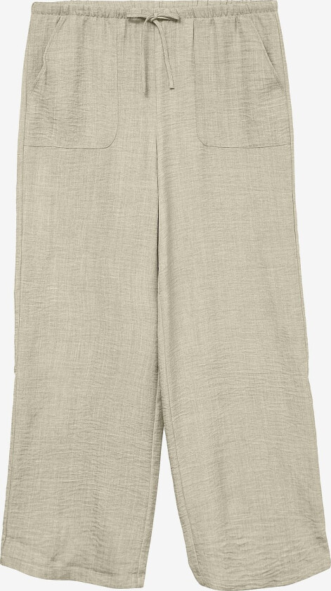 Bukser vmMelaney HW Loose Pant Wvn - Beige
