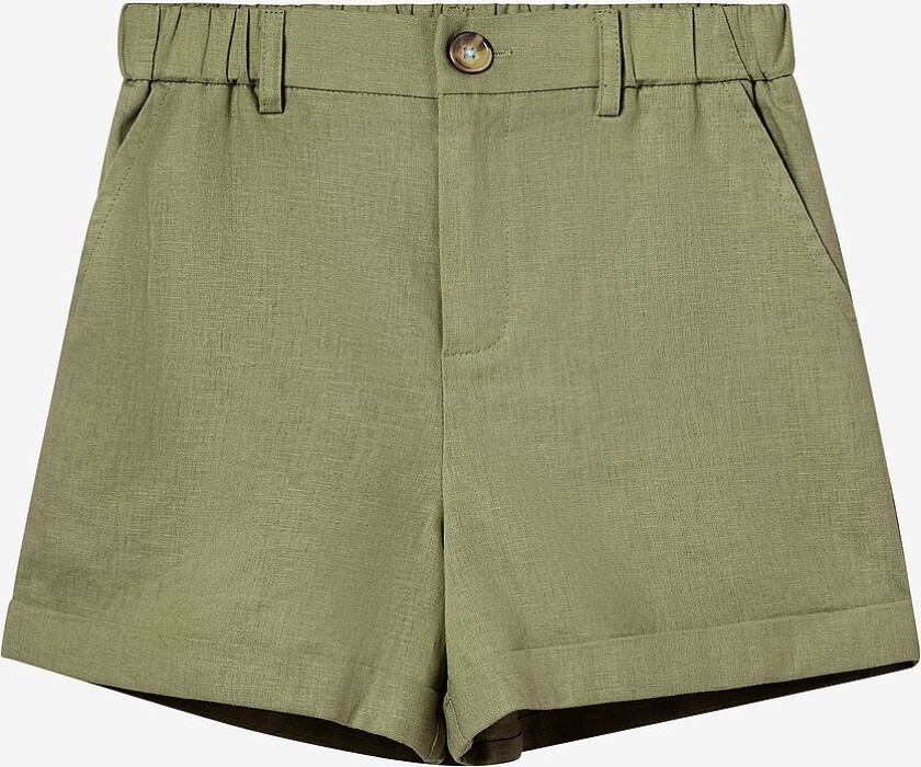 Bilde av Shorts i lin Martin Mini - Grønn