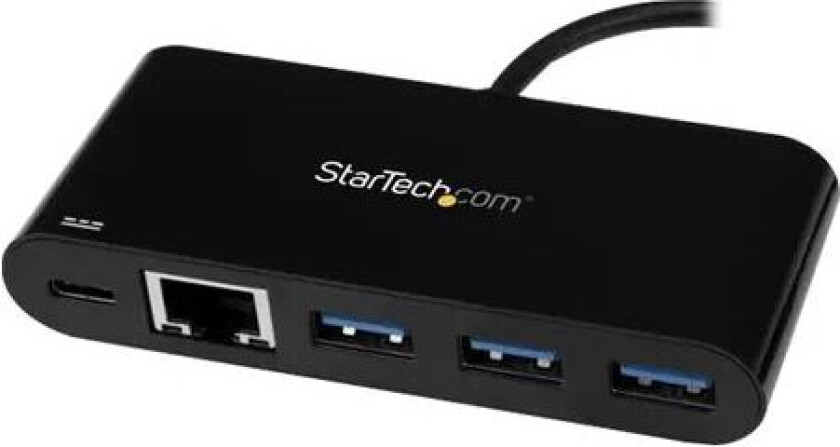 Startech Usb-c To Ethernet Adapter With 3-port Usb 3.0 Hub