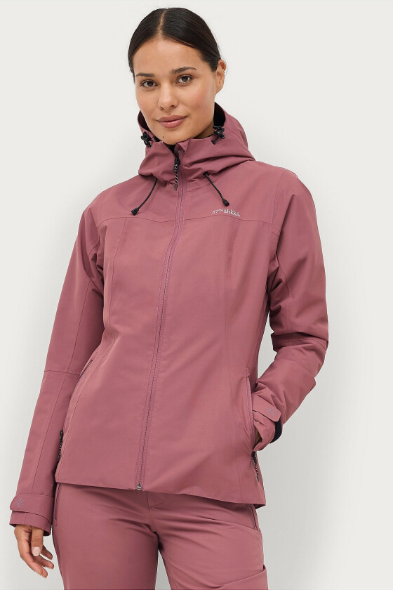 Skalljakke Shell Jacket W - Brun