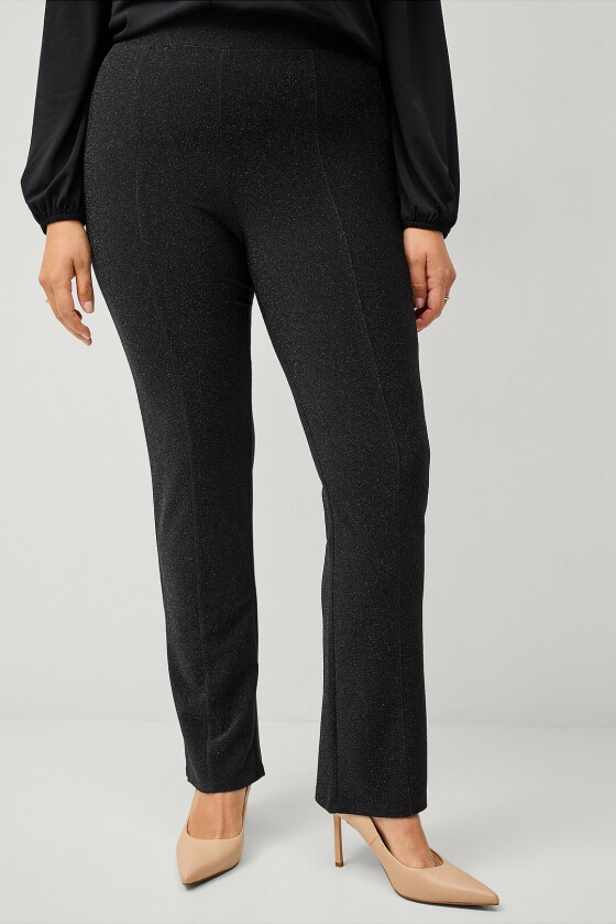 Bukser Evelina Lurex - Svart