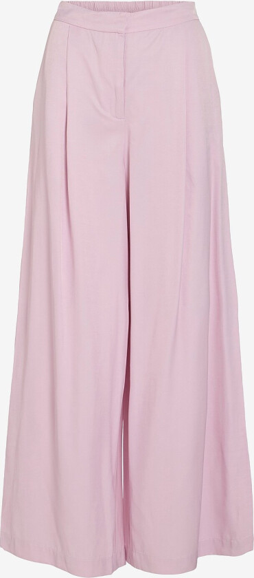 Bukser viGry HW Pleated Wide Fit Pants - Rosa