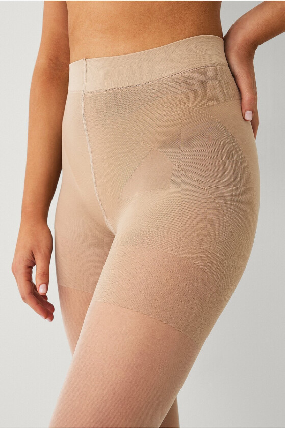 Magic Lift 30 den tights - medium støtte - Natur