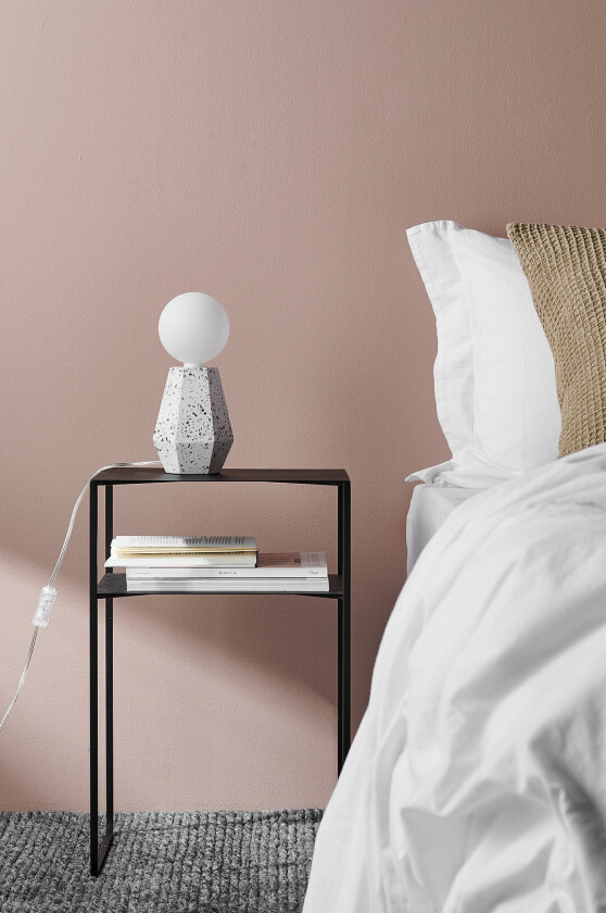 Nattbord Lyrio 30x35 cm - Svart