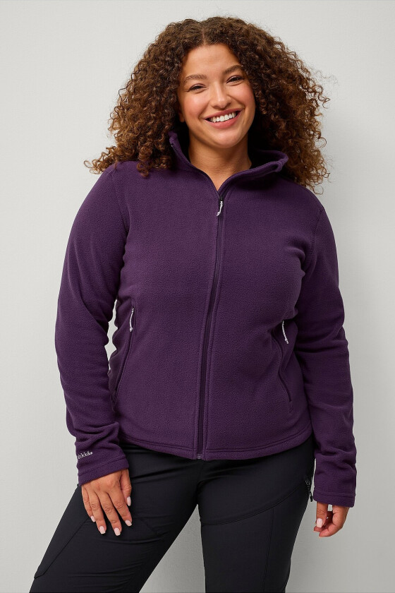 Fleeceskjorte Fleece Basic W - Lilla