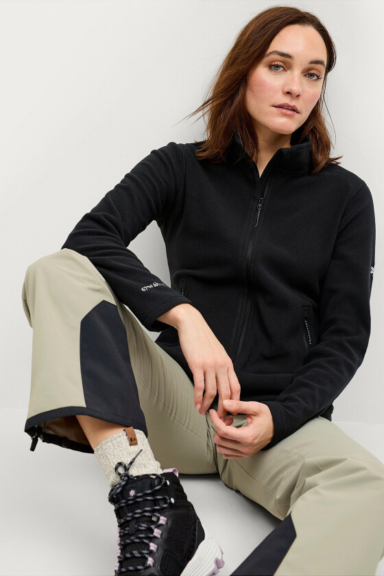 Fleeceskjorte Fleece Basic W - Svart