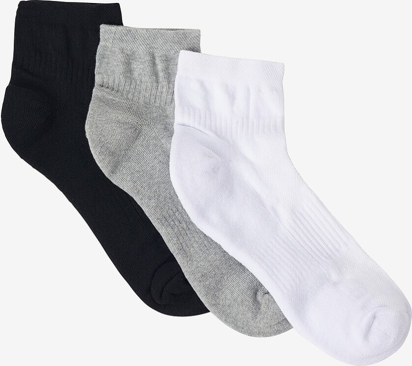 Sportssokker Sneaker 3-pakning - Hvit
