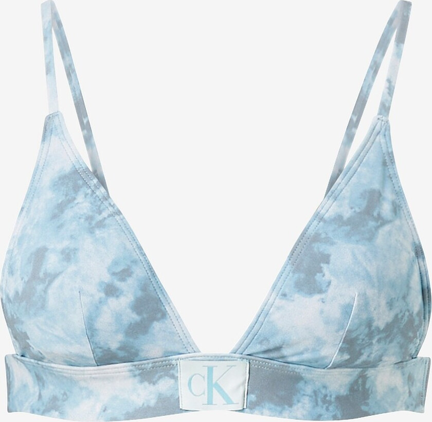 Bikini-BH Fixed Triangle-RP-Print - Blå