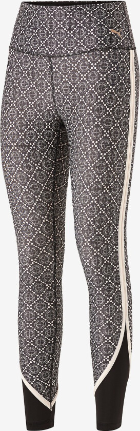 Treningstights Logo Love HW FL Tight - Beige