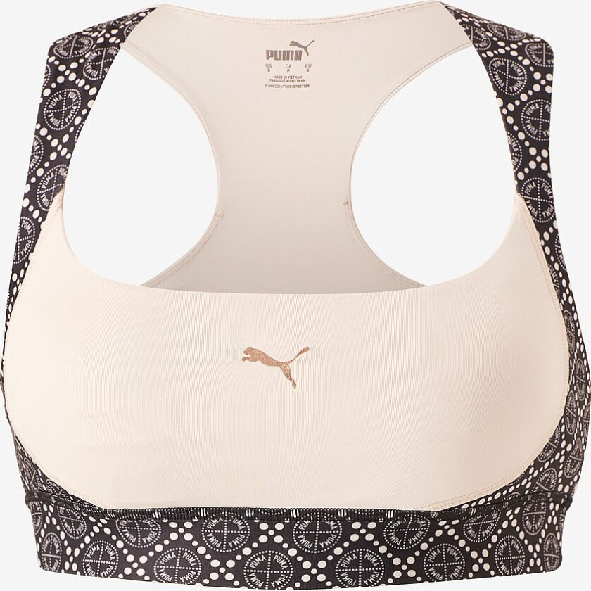 Sports-BH Logo Love Mid Impact Bra - Beige