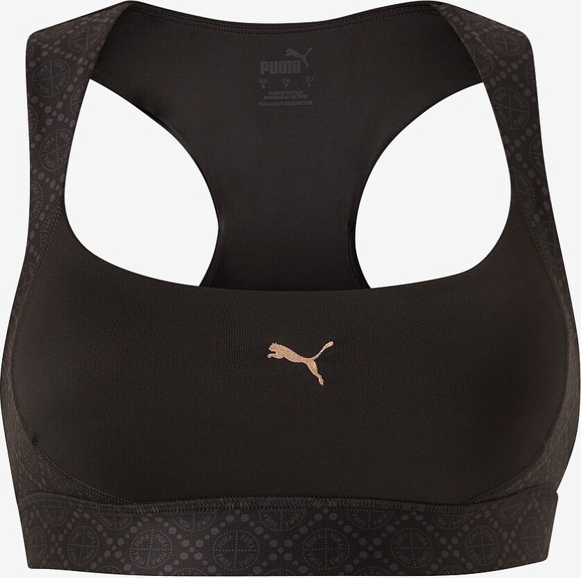 Sports-BH Logo Love Mid Impact Bra - Svart