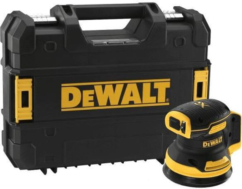 Dewalt DCW210NT Eksentersliper med veske, uten batteri og lader