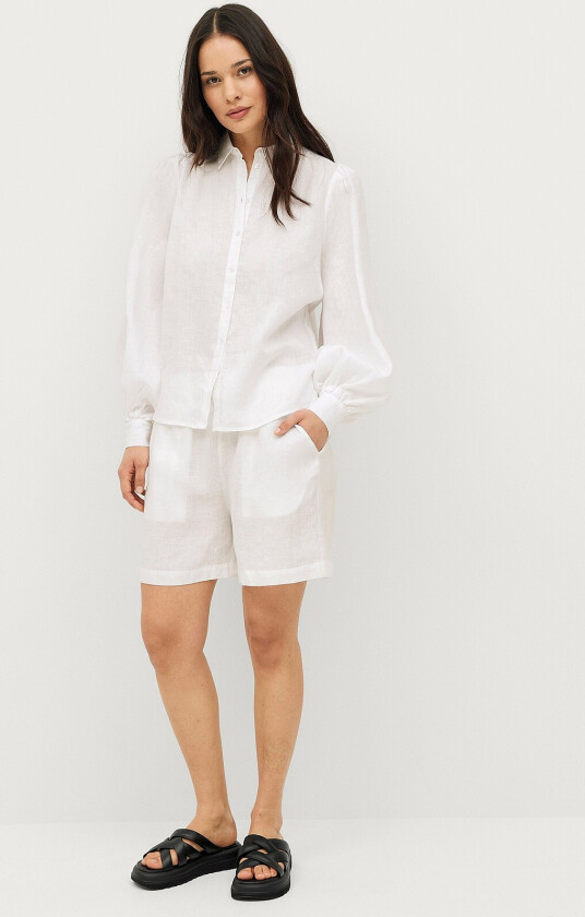 Shorts Lea Linen - Hvit