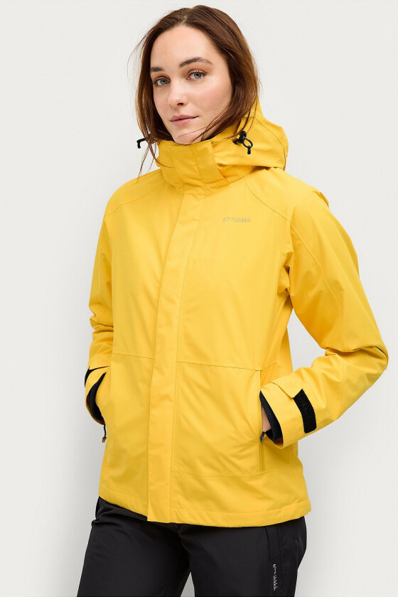 Regnjakke Rain Jacket W - Gul
