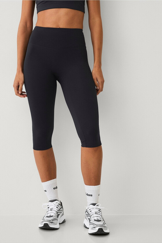 Treningstights Capri Tights Flat Front Core - Svart