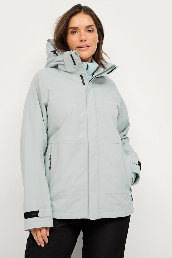 Regnjakke Rain Jacket W - Grå