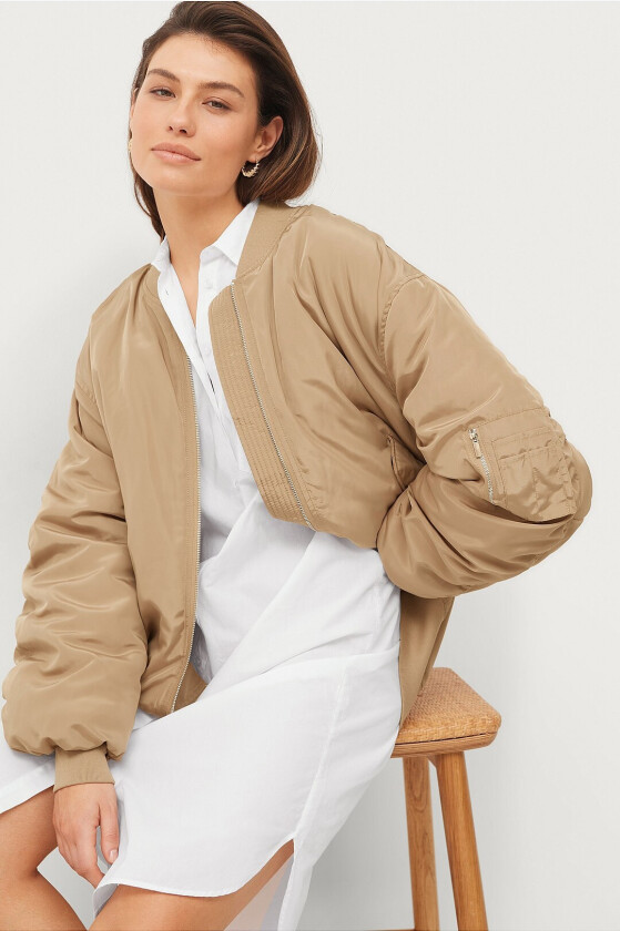 Bomberjakke Kelly Bomber - Beige