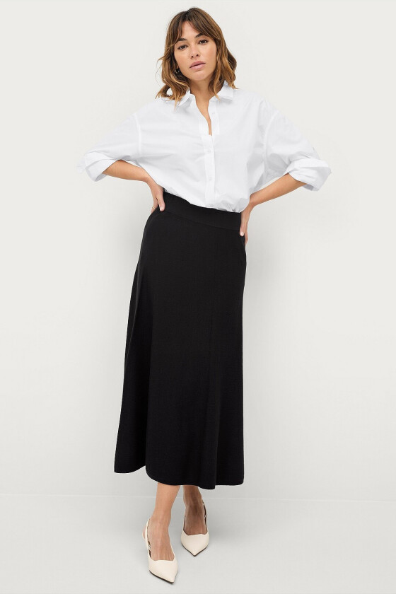 Skjørt Nora Knitted - Svart