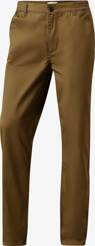 Tapered Fine Twill Trousers - Brun
