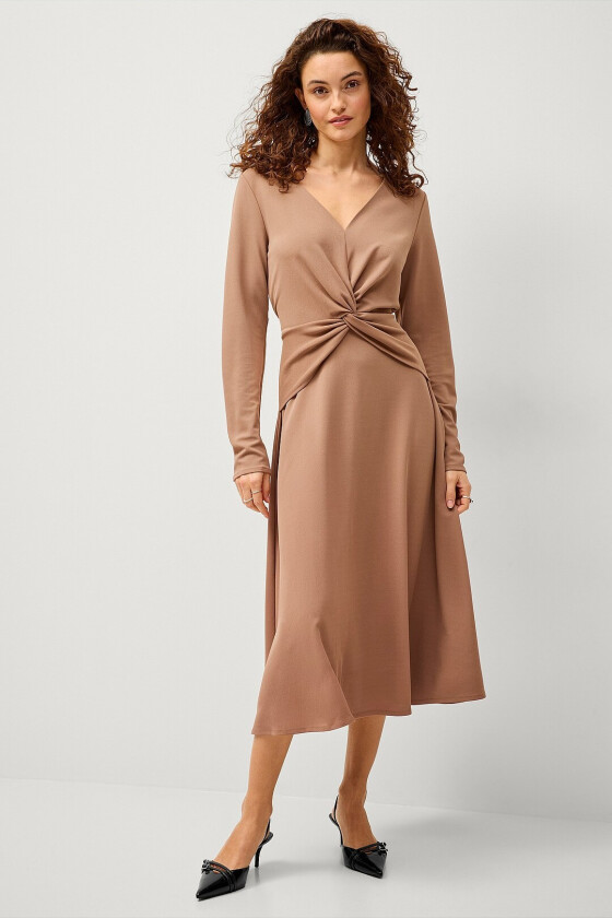 Maxikjole Stella - Beige