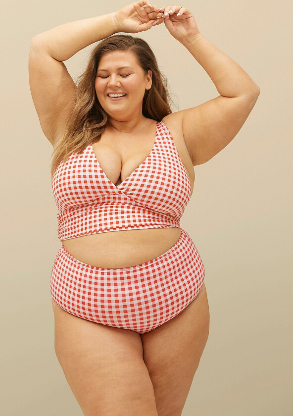 Bikinitruse Kattvik - Rød