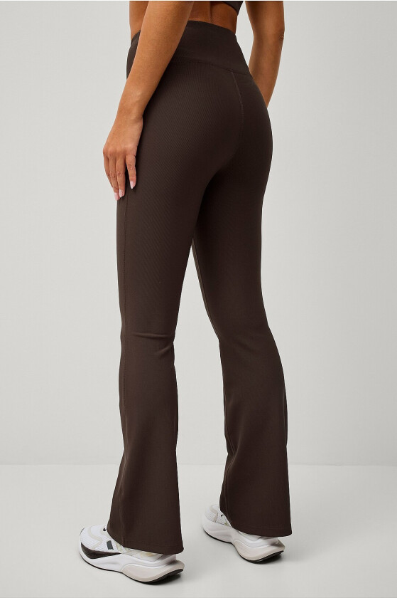 Treningstights Flare Structure Tights - Brun