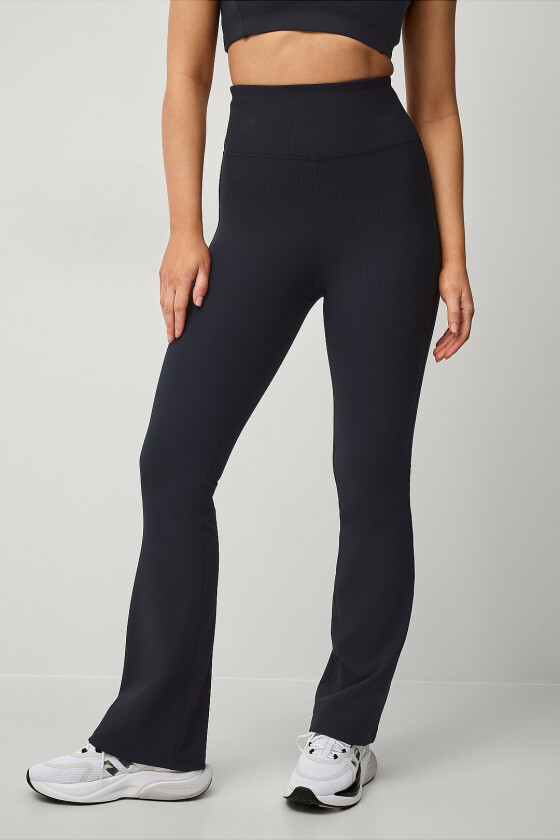 Treningstights Flare Structure Tights - Svart