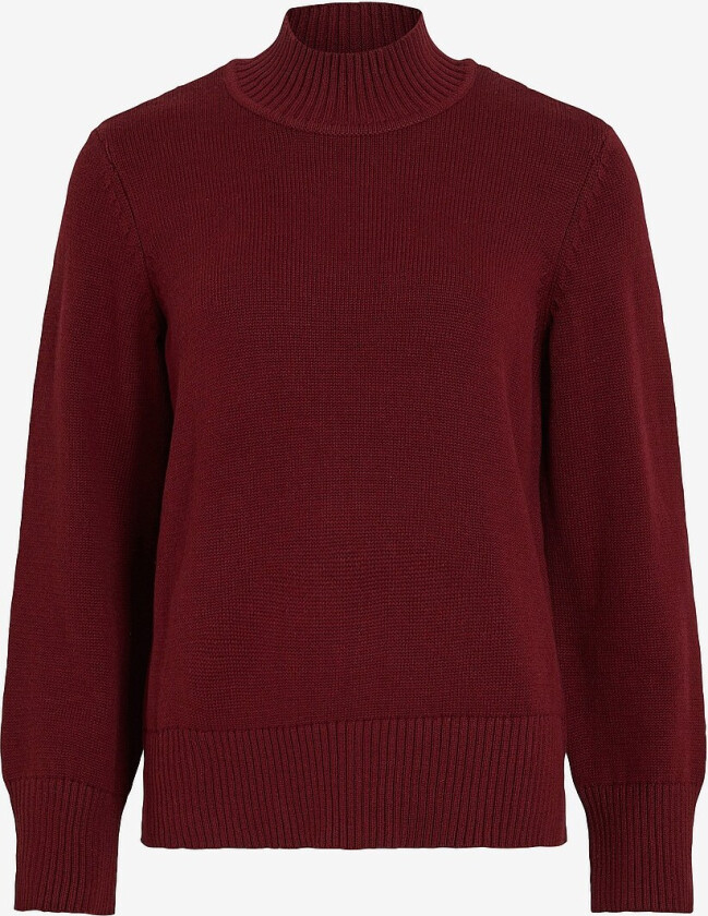 Genser viKassia L/S Turtle Neck Knit - Rød