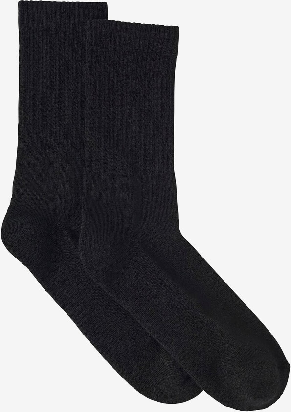 Sokker i ullblanding 2-pakning - Svart